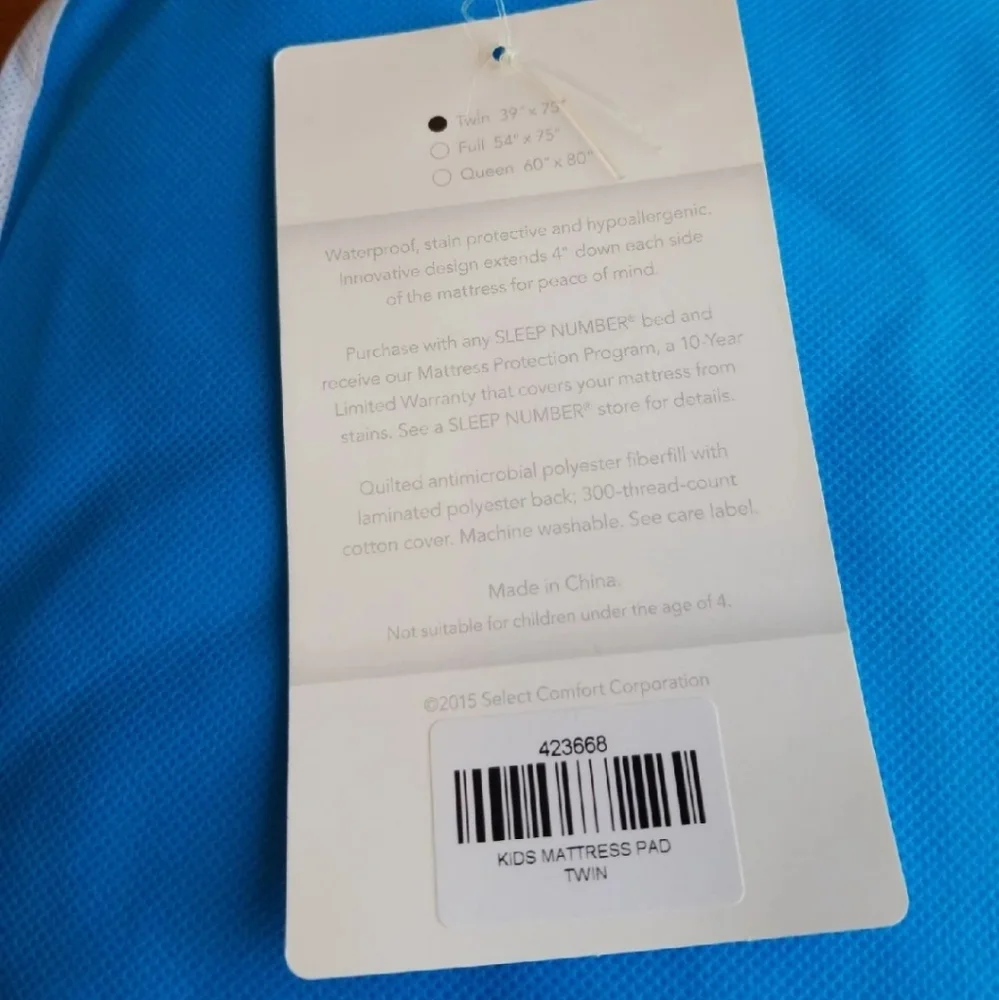 Sleep Number Twin Size Mattress Pad